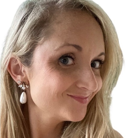 Honey Bee Earrings Pearl Teardrop OR Stud - 2 Styles - Picture 2 of 10